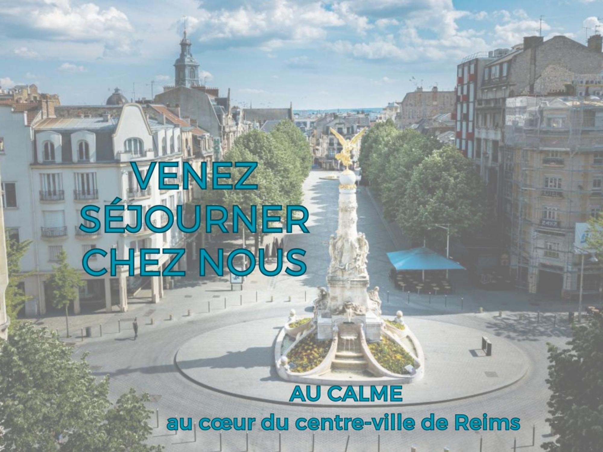 Passage Secret - Ideal Pro, Couples, Familles & Amis - Le Calme En Hypercentre - Wifi Haut Debit - Netflix - Machine A Laver - Gare, Cathedrale, Commerces, Restaurants & Transports En Commun A Moins De 10 Minutes A Pied Reims Exterior foto